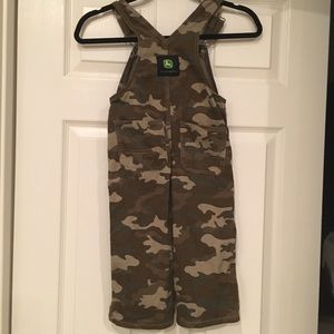 John Deere camo boys overalls